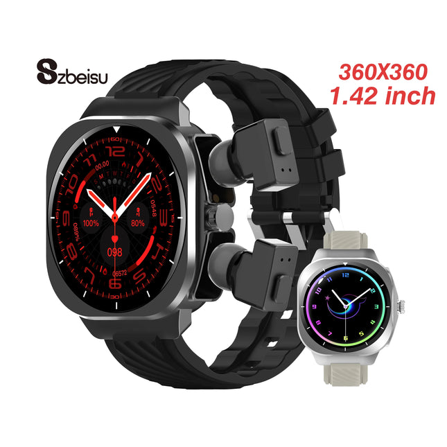 2025 New Smart Watch with Earbuds 2 in 1 Fitness Tracker with 2 En 1 Z19 Headphones and Smartwatch
