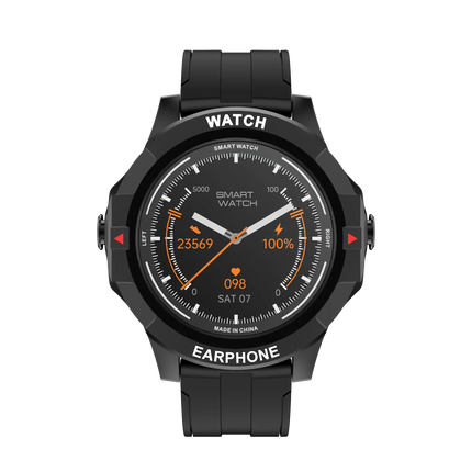 2 in 1 Smartwatch with Earbuds N15 Smart Bracelet Earphone CE TWS Headset Smart Watch Blood Pressure Fitness Tracker Waterproof