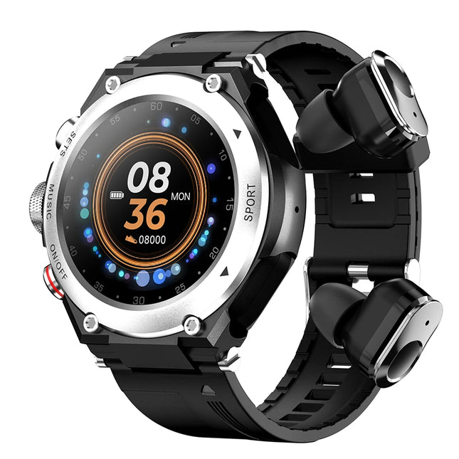 2024 Hot T92  2 in 1 Smartwatch with Earphone Waterproof Sports Business Multifunctional Headset Smart Watches for Men
