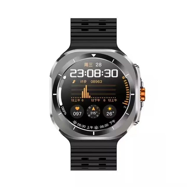 Z7 Ultra Smartwatch with Amoled Display Big Battery Sports Heart Rate Fitness Tracker Waterproof (IP67) Compass Function for IOS