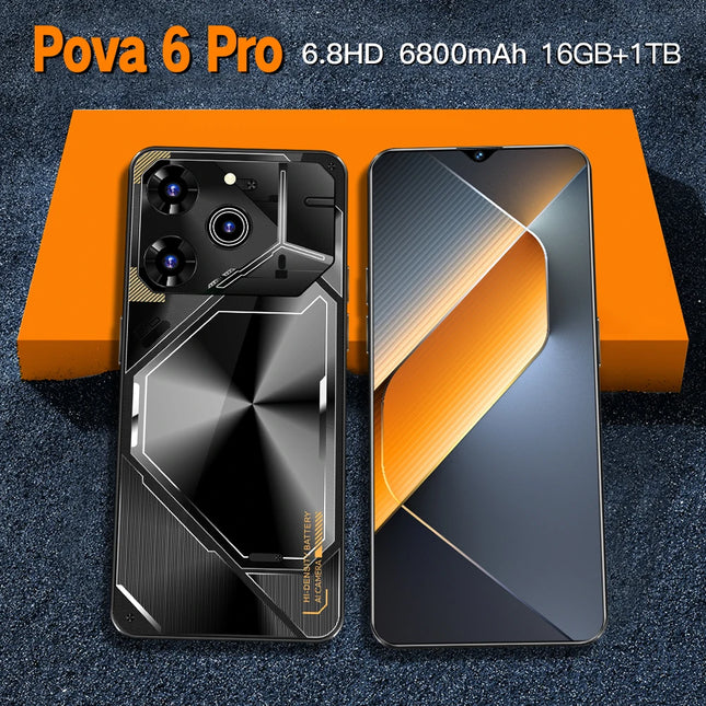 Unlocked Pova 6 Pro Smartphone Blending 5G Speed with 16GB RAM & 1TB Storage