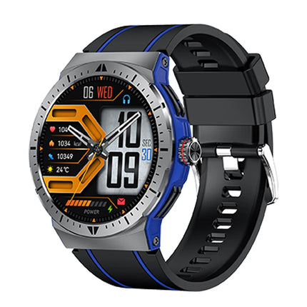 2024 HK52 1.43Inch AMOLED Smart Watch Outdoor Sports Health Monitoring BT Call  AI Voice Assistant  Waterproof  Men Smartwatch