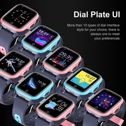 REDLEX Tracker Connected Two Ways Video Call Girls Boys Watch 1.4 Inch Touch Screen Waterproof Kids GPS 4G SIM Card Smart Watch