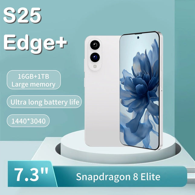 16G+1TB 2025 New Big Screen Phone S25 Edge+ Android Smartphone S-Pen Cheap  Unlocked Dual-SIMdual-standby  Mobile Phone S25