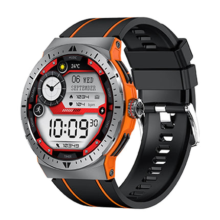 2024 HK52 1.43Inch AMOLED Smart Watch Outdoor Sports Health Monitoring BT Call  AI Voice Assistant  Waterproof  Men Smartwatch