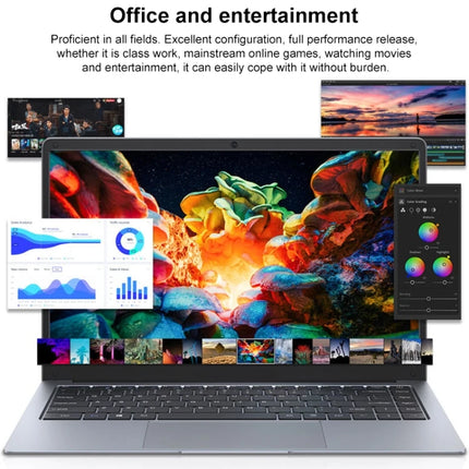 S07 14.1 inch Ultra-thin Laptop, 6GB+512GB, Win11 Intel Celeron N3350 Dual Core