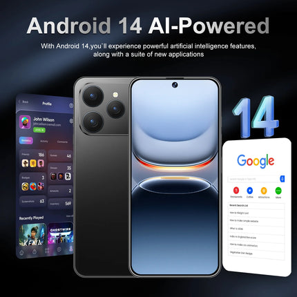 New High Quality Original Phone SPARK40 Cheap Gaming 7.3 Inch TECNO New 5g Mobile With Dual Sim Cards