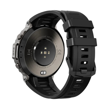 2025 Waterproof 5ATM Men GPS Sport Smart Watch DM58, GPS Positioning AMOLED Screen Barometer Altitude Compass for Men Smartwatch