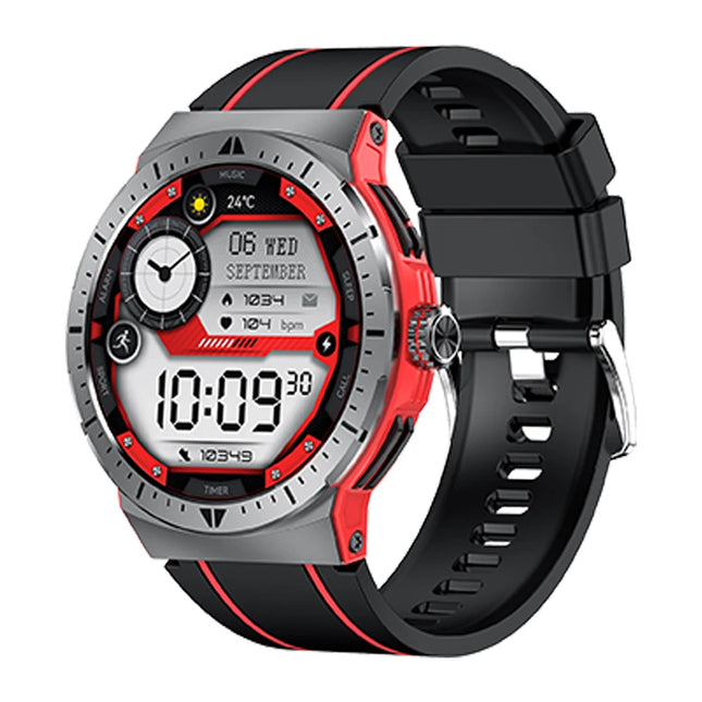 2024 HK52 1.43Inch AMOLED Smart Watch Outdoor Sports Health Monitoring BT Call  AI Voice Assistant  Waterproof  Men Smartwatch