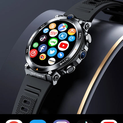 High Quality Men's 4G phone watch smart MT105 with GPS Waterproof Multi-language NFC Door Access IPS Touch Screen Display