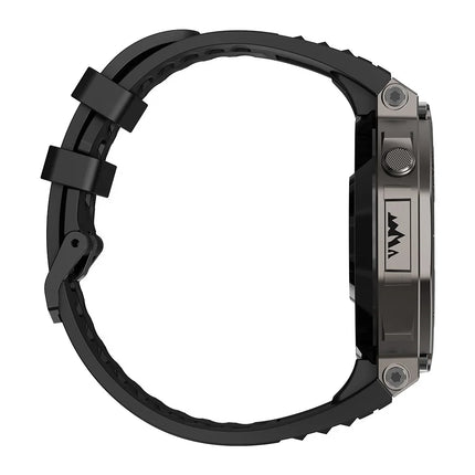 2025 Waterproof 5ATM Men GPS Sport Smart Watch DM58, GPS Positioning AMOLED Screen Barometer Altitude Compass for Men Smartwatch