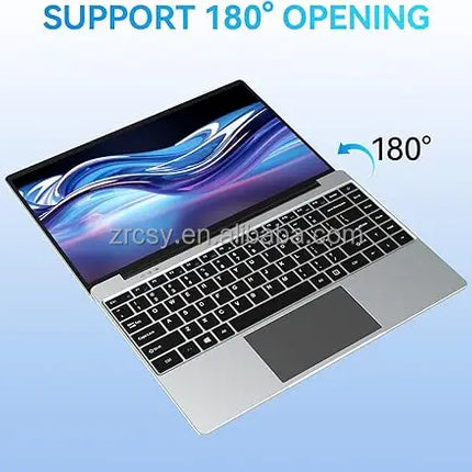14.1" Ultra-Slim Laptop 8GB DDR4/512GB SSD Intel J4125 1080p IPS Panel WiFi/Windows 11 RGB Backlit English Keyboard US/UK Plugs