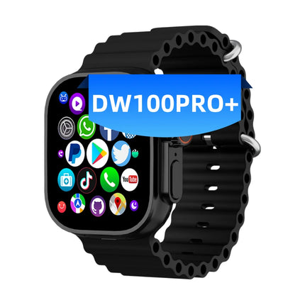4G 5G LTE Full-Netcom DW100 ultra Android Smart Watch 1100mAh  Smartwatch With Rotary Camera GPS WIFI Google Play Store