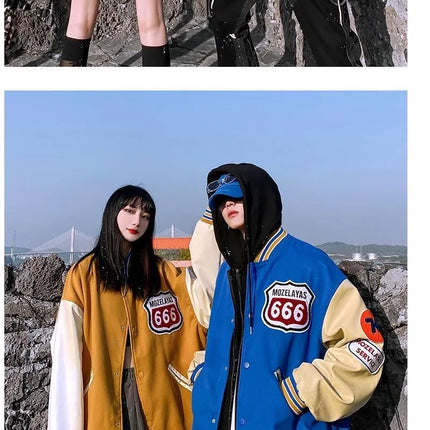 2021 Men's jacket Y2K Fall and Winter new fashion trendy brand baseball uniform Men's and Women's tops hot sale free delivery