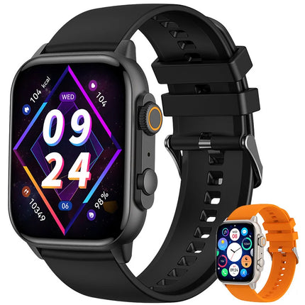 HK95 BT Calling Smart Watch Men Amoled Smart Watch with 1.96inch Amoled Screen Custom Dial Smartwatch for IOS and Android