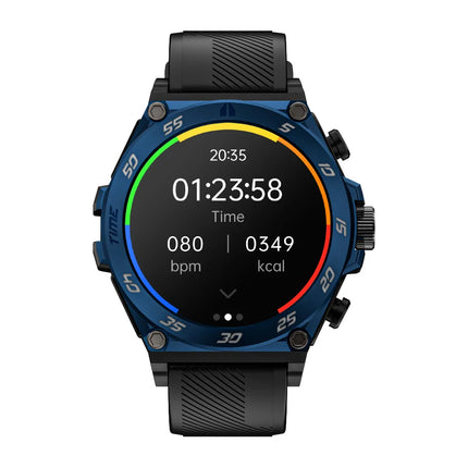 2-in-1 Men's Smart Watch with 1.53\" HD Screen and BT5.3 Wireless Earbuds Waterproof IP67 Sleep Monitor and Calories Tracker