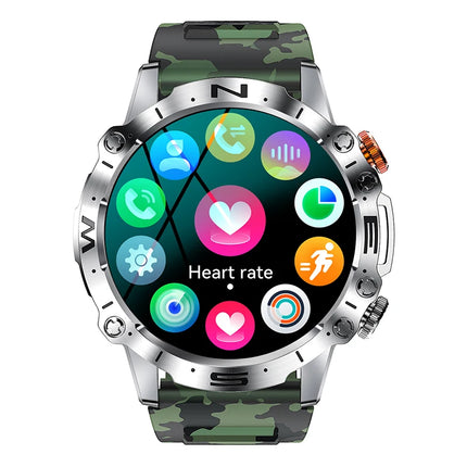 2023 Smartwatch AMOLED Screen BT Calling 1.43 Inch Rate Blood Pressure Blood Oxygen Multi-sport Smartwatch for Men Sports Watch