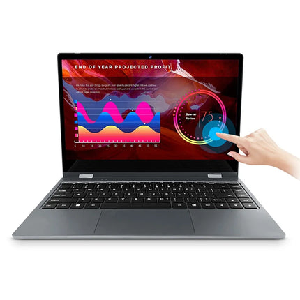 Laptop Gaming Design 360° Folding Laptop Intel 8GB 16GB 32RB RAM DDR4 CPU 14" Touch Screen Laptop Ordinateur Portable