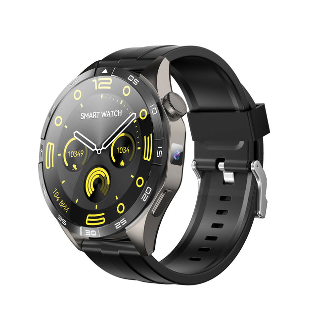 M52 1.43 Inch AMOLED Chronograph TPU Fitness Tracker Blood Oxygen Heart Rate Monitor Dial Call Sleep Tracking Android Smart