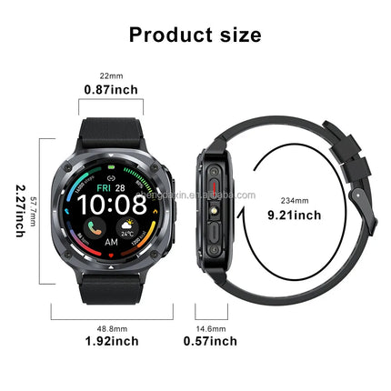 2025 S90 Smart Watch Real-time Health Monitoring for Call Watch Multi-sports Mode TFT Display Magnetic Alarm Clock
