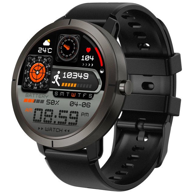 Multiple Satellite GPS Position Sports Smart Watch DM76 Heart Rate SpO2 Monitor Stress Monitor 5ATM Waterproof Custom Smartwatch