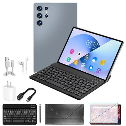 S24 Tablet with Sim Card 16+512G 8Core Give Keyboard Mouse with Leather case Business Tablet Gal Axy Tab Tablet with Sim Card