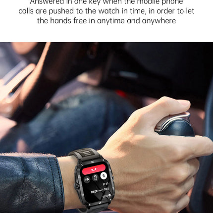 2025 New KT71 Smart Watch Sports Exercise Recording Stopwatch Watch Monitoring Heart Rate 2025 Pressure Digital Men's Watch