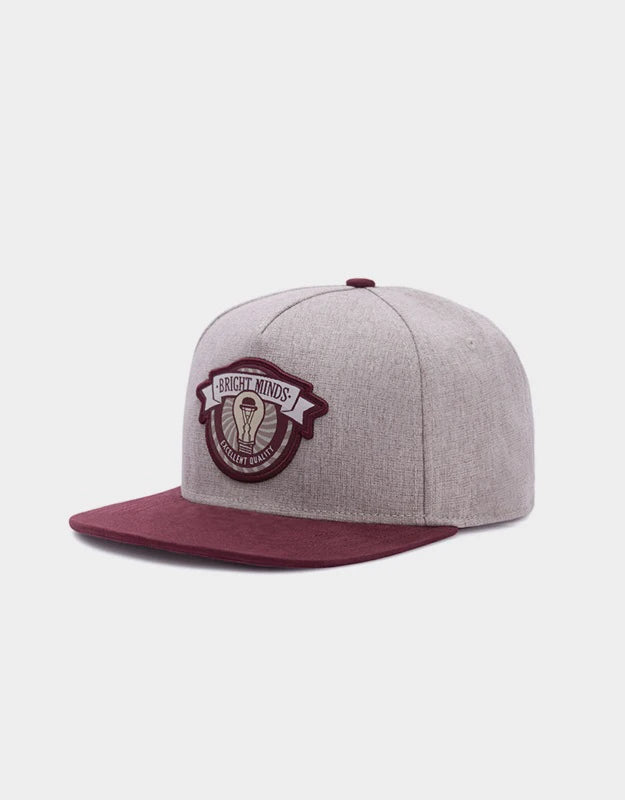 PANGKB Brand BRIGHT MINDS CAP fashion gray hip hop Street dance snapback hat for men women adult outdoor casual sun baseball cap