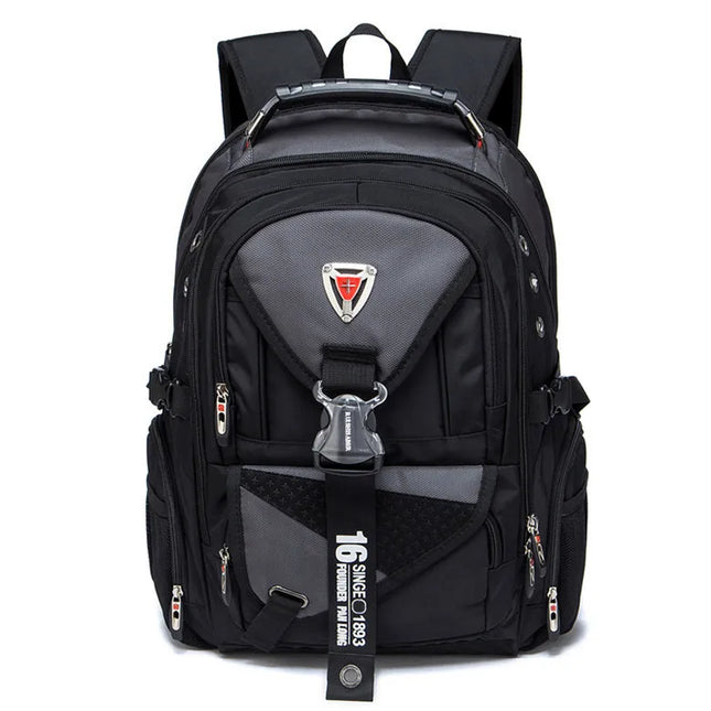 Waterproof Oxford Swiss Backpack Men 17 Inch Laptop Backpacks Travel Rucksack Female Vintage School Bags Casual Bagpack Mochila