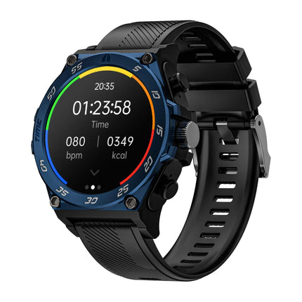 2 in 1 Smart Watch with Earphone LC18 1.53inch Amoled Screen BT Call Voice Assistant Health Monitoring Smartwatch 400mah Battery