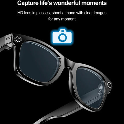 New W600 Smart Wearable AI Photo-taking and Video Recording Smart Glasses Outdoor Sunglasses BT Audio Smart Glasses with Camera