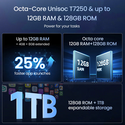 Brand New LAGENIO Panther1 4G 120Hz Android 15 Rugged Phone 12GB+128GB Storage 5150mAh Large Battery Drop-Resistant Smartphone