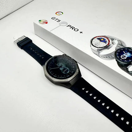New GT5 Pro+ Reloj Smart Watch Round Smartwatch BT Calls Watches Men Women Fitness Bracelet Custom Montre Intelligente