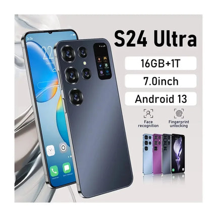 2024 S24 Ultra Android Phone Global Version 16GB+512GB Original Unlocked 5G Smartphone 108MP Rear Camera Spanish for Gaming