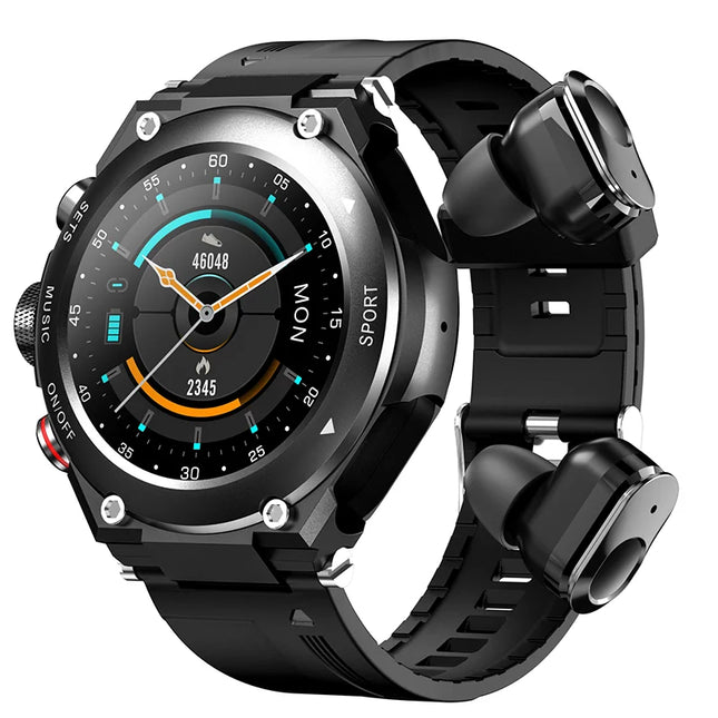 2024 Hot T92  2 in 1 Smartwatch with Earphone Waterproof Sports Business Multifunctional Headset Smart Watches for Men
