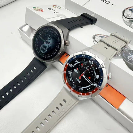 New GT5 Pro+ Reloj Smart Watch Round Smartwatch BT Calls Watches Men Women Fitness Bracelet Custom Montre Intelligente