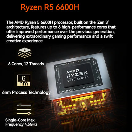 Brand New Firebat U6B Model High Quality 16 Inch AMD Ryzen5 Laptop with Hexa Core 12 Threads Windows 11 System for Home Laptop