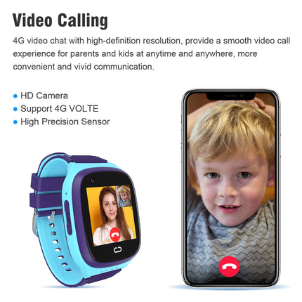 LT31 4G Sim Kids Smart Watch Video Call GPS Tracker Location WiFi HD Camera SOS IP68 Android Child Baby Monitor Clock Smartwatch