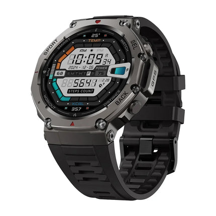 2025 Waterproof 5ATM Men GPS Sport Smart Watch DM58, GPS Positioning AMOLED Screen Barometer Altitude Compass for Men Smartwatch