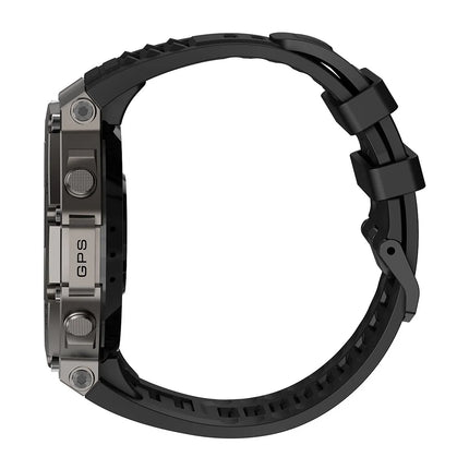 2025 Waterproof 5ATM Men GPS Sport Smart Watch DM58, GPS Positioning AMOLED Screen Barometer Altitude Compass for Men Smartwatch