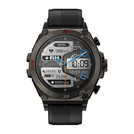 2 in 1 Smart Watch with Earphone LC18 1.53inch Amoled Screen BT Call Voice Assistant Health Monitoring Smartwatch 400mah Battery