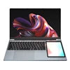 Customized 15.6 Inch + 7 Inch Dual Double Screen Business Laptop Portable PC Intel N100 MAX 32GB RAM 2TB SSD Ordinateur Portable