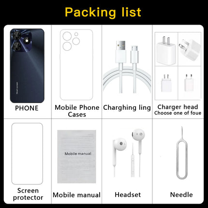 Spark10 Pro Android Smartphone 7.3 Inches Dual Octa Core 16+1T 108MP Manufacturer's Hot Selling Model English for Your Tech