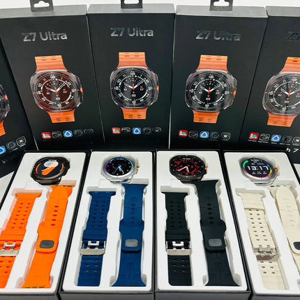2024 Z7 Ultra 1.46inch Amoled 300mah Battery Sport Smart Watch Voice Assistant Health Monitoring Smart Watch for Men Women