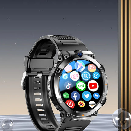High Quality Men's 4G phone watch smart MT105 with GPS Waterproof Multi-language NFC Door Access IPS Touch Screen Display