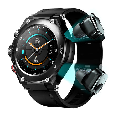 2024 Hot T92  2 in 1 Smartwatch with Earphone Waterproof Sports Business Multifunctional Headset Smart Watches for Men