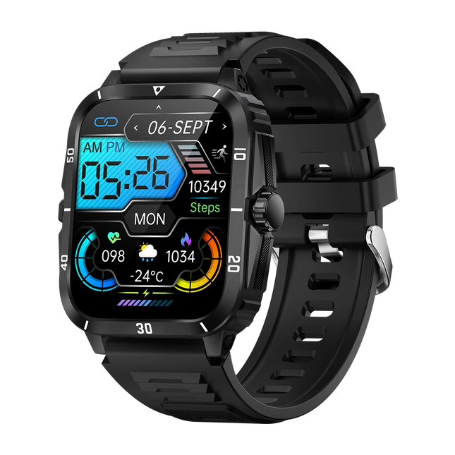 2025 New KT71 Smart Watch Sports Exercise Recording Stopwatch Watch Monitoring Heart Rate 2025 Pressure Digital Men's Watch