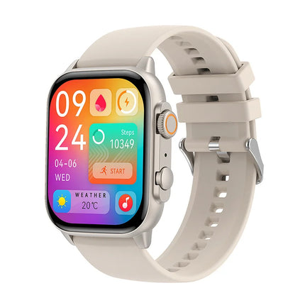 HK95 BT Calling Smart Watch Men Amoled Smart Watch with 1.96inch Amoled Screen Custom Dial Smartwatch for IOS and Android