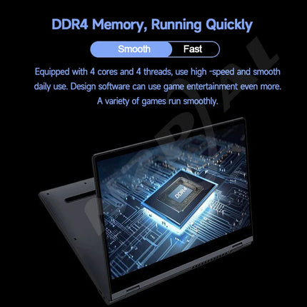 Laptop Gaming Design 360° Folding Laptop Intel 8GB 16GB 32RB RAM DDR4 CPU 14" Touch Screen Laptop Ordinateur Portable