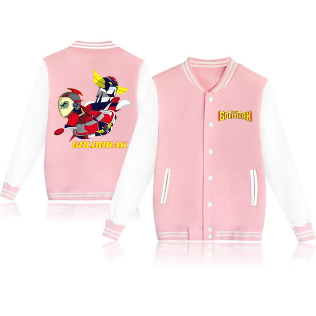 2021 new goldorak jacket jacket men's street trend wild pilot baseball uniform couple casual loose jacket